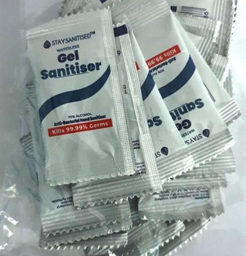 Casey Travel Gel Sanitiser Sachet 3ml Pack of 30