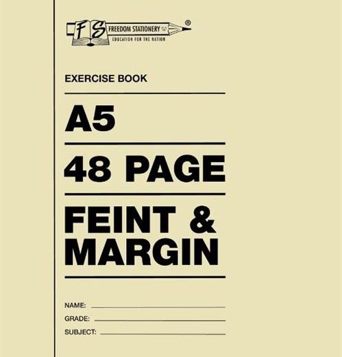 Freedom A5 48 Pages Exercise Book Feint And