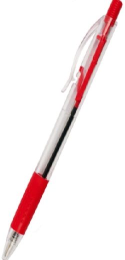 Foska Retractable Red Ball Pen 1.0mm