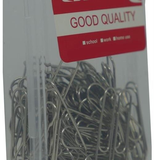 DLOffice Silver 28mm Paper Clips Plastic Tub of