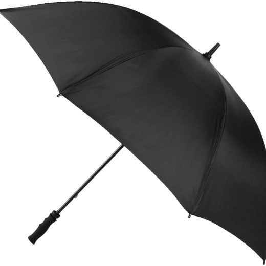 Casey Handheld Large Black Umbrella