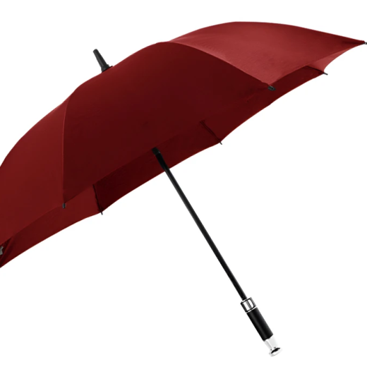 CASEY HANDHELD LARGE MAROON UMBRELLA